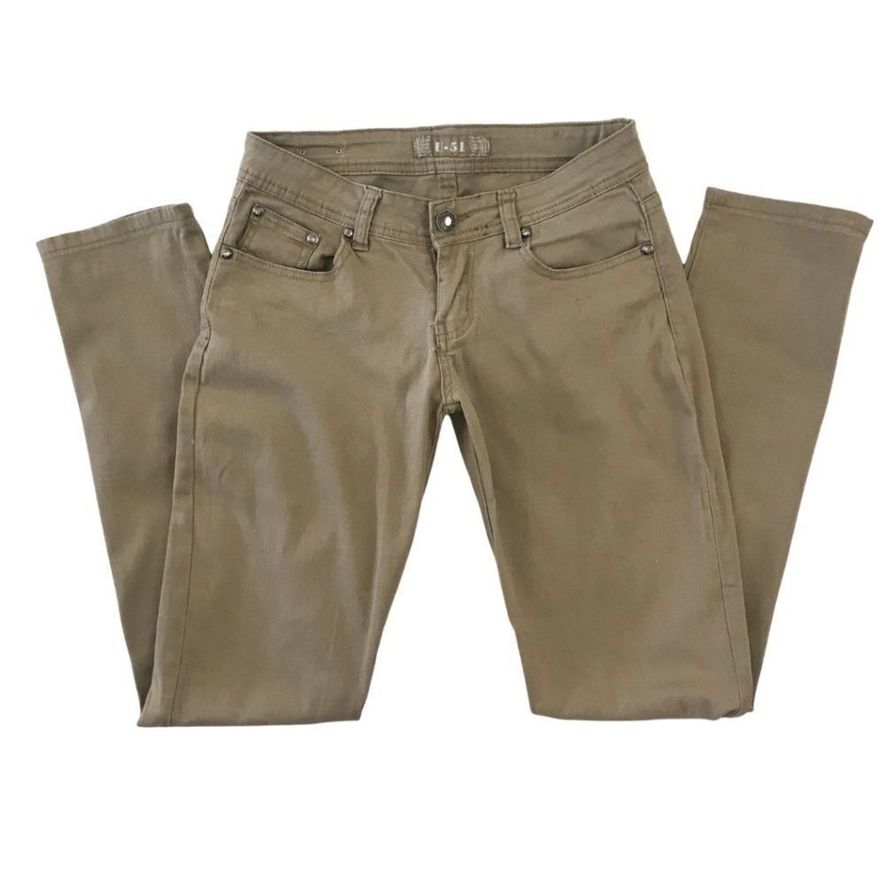 U-51 tan skinny jeans‎